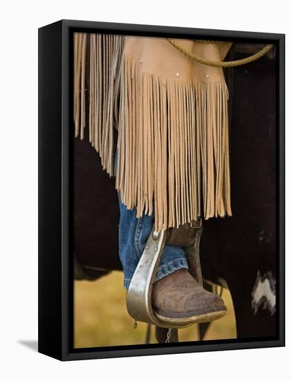 Ranch Living at The Ponderosa Ranch, Seneca, Oregon, USA-Joe Restuccia III-Framed Premier Image Canvas