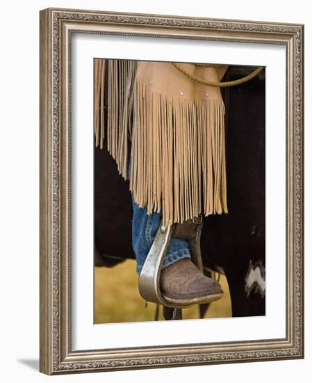 Ranch Living at The Ponderosa Ranch, Seneca, Oregon, USA-Joe Restuccia III-Framed Photographic Print