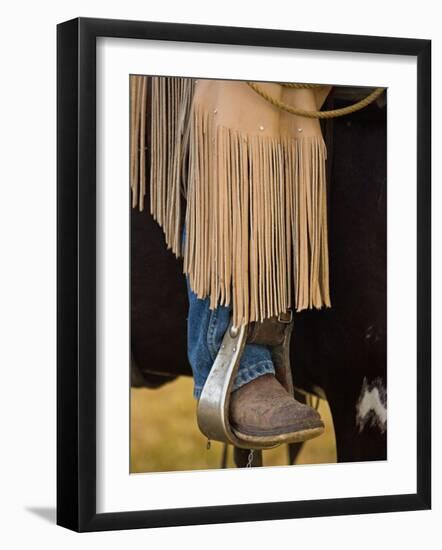 Ranch Living at The Ponderosa Ranch, Seneca, Oregon, USA-Joe Restuccia III-Framed Photographic Print