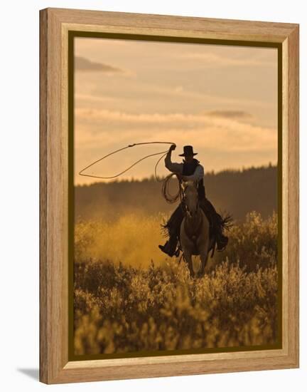 Ranch Living at The Ponderosa Ranch, Seneca, Oregon, USA-Joe Restuccia III-Framed Premier Image Canvas