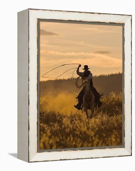 Ranch Living at The Ponderosa Ranch, Seneca, Oregon, USA-Joe Restuccia III-Framed Premier Image Canvas