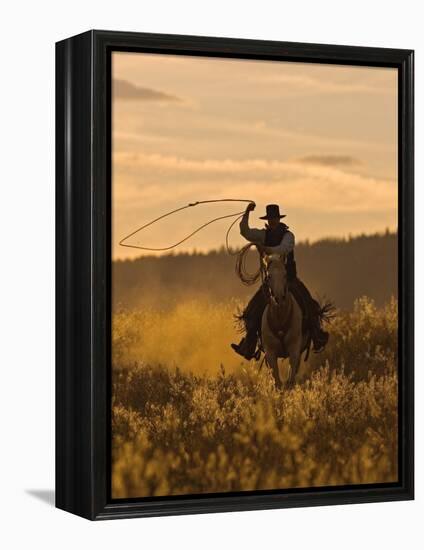 Ranch Living at The Ponderosa Ranch, Seneca, Oregon, USA-Joe Restuccia III-Framed Premier Image Canvas