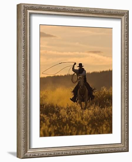 Ranch Living at The Ponderosa Ranch, Seneca, Oregon, USA-Joe Restuccia III-Framed Photographic Print