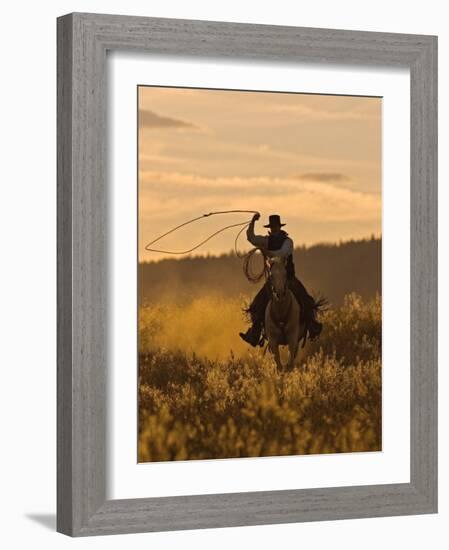 Ranch Living at The Ponderosa Ranch, Seneca, Oregon, USA-Joe Restuccia III-Framed Photographic Print