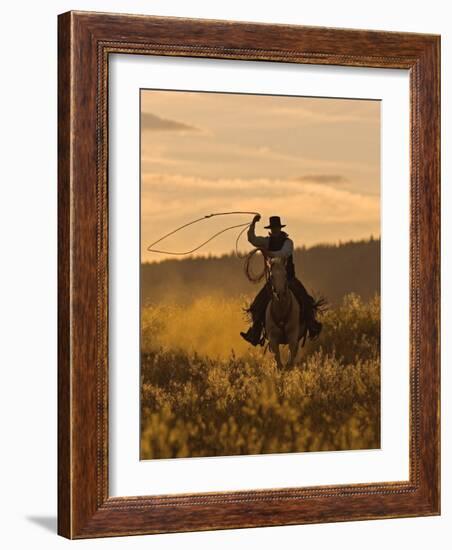 Ranch Living at The Ponderosa Ranch, Seneca, Oregon, USA-Joe Restuccia III-Framed Photographic Print