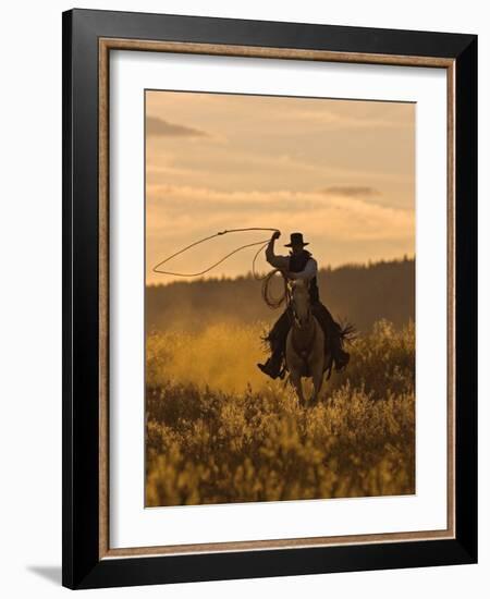 Ranch Living at The Ponderosa Ranch, Seneca, Oregon, USA-Joe Restuccia III-Framed Photographic Print