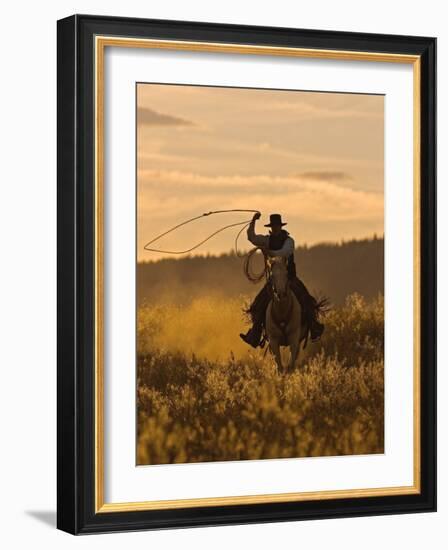 Ranch Living at The Ponderosa Ranch, Seneca, Oregon, USA-Joe Restuccia III-Framed Photographic Print