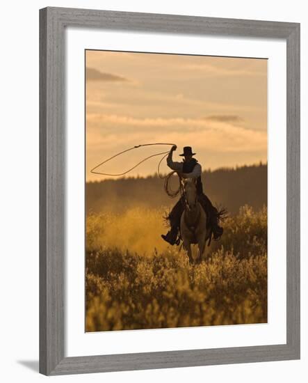 Ranch Living at The Ponderosa Ranch, Seneca, Oregon, USA-Joe Restuccia III-Framed Photographic Print