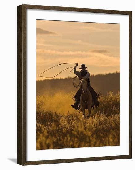 Ranch Living at The Ponderosa Ranch, Seneca, Oregon, USA-Joe Restuccia III-Framed Photographic Print