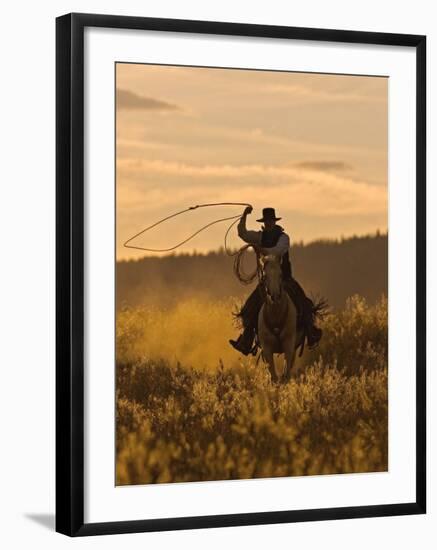 Ranch Living at The Ponderosa Ranch, Seneca, Oregon, USA-Joe Restuccia III-Framed Photographic Print