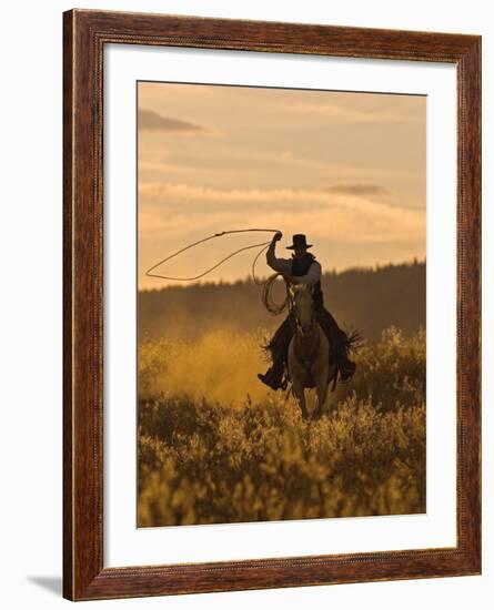 Ranch Living at The Ponderosa Ranch, Seneca, Oregon, USA-Joe Restuccia III-Framed Photographic Print