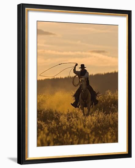 Ranch Living at The Ponderosa Ranch, Seneca, Oregon, USA-Joe Restuccia III-Framed Photographic Print