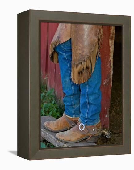 Ranch Living at The Ponderosa Ranch, Seneca, Oregon, USA-Joe Restuccia III-Framed Premier Image Canvas