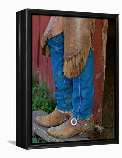 Ranch Living at The Ponderosa Ranch, Seneca, Oregon, USA-Joe Restuccia III-Framed Premier Image Canvas