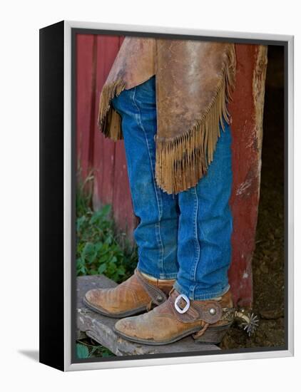 Ranch Living at The Ponderosa Ranch, Seneca, Oregon, USA-Joe Restuccia III-Framed Premier Image Canvas