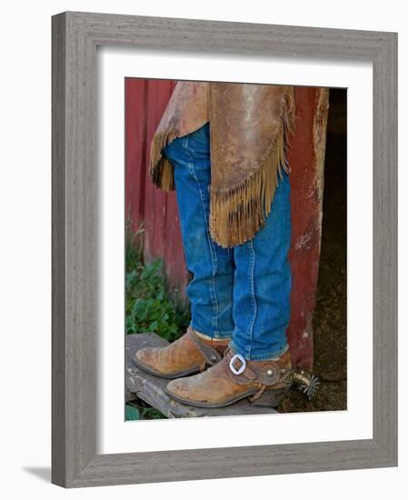 Ranch Living at The Ponderosa Ranch, Seneca, Oregon, USA-Joe Restuccia III-Framed Photographic Print