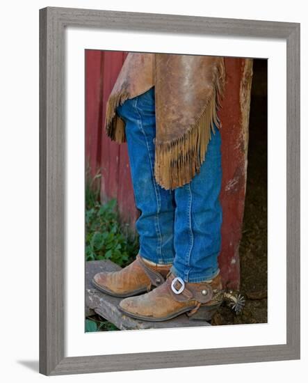 Ranch Living at The Ponderosa Ranch, Seneca, Oregon, USA-Joe Restuccia III-Framed Photographic Print