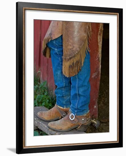 Ranch Living at The Ponderosa Ranch, Seneca, Oregon, USA-Joe Restuccia III-Framed Photographic Print