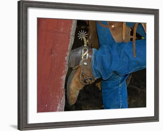 Ranch Living at The Ponderosa Ranch, Seneca, Oregon, USA-Joe Restuccia III-Framed Photographic Print