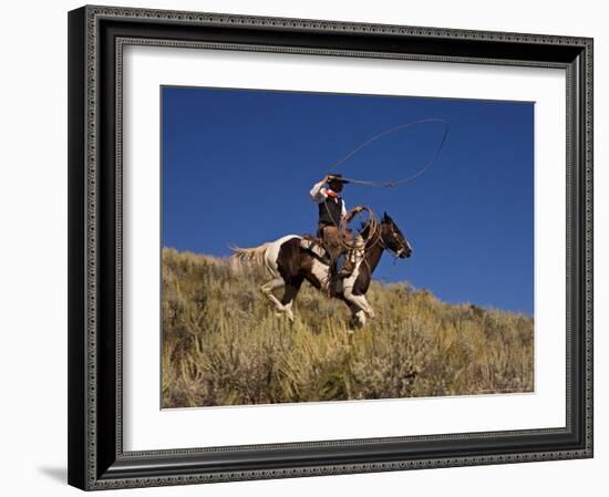 Ranch Living at The Ponderosa Ranch, Seneca, Oregon, USA-Joe Restuccia III-Framed Photographic Print