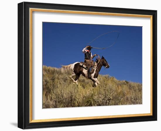 Ranch Living at The Ponderosa Ranch, Seneca, Oregon, USA-Joe Restuccia III-Framed Photographic Print