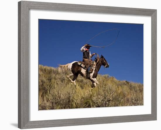 Ranch Living at The Ponderosa Ranch, Seneca, Oregon, USA-Joe Restuccia III-Framed Photographic Print