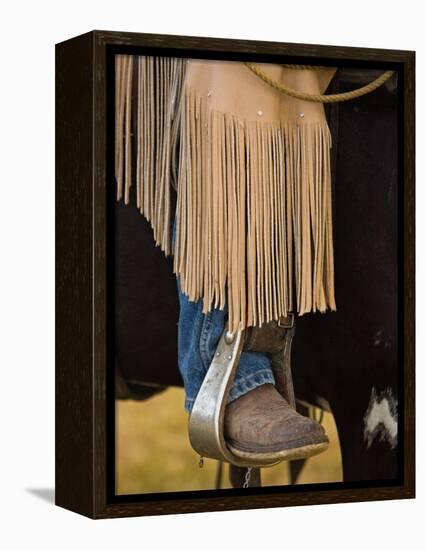 Ranch Living at The Ponderosa Ranch, Seneca, Oregon, USA-Joe Restuccia III-Framed Premier Image Canvas