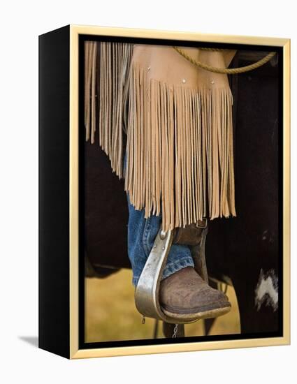 Ranch Living at The Ponderosa Ranch, Seneca, Oregon, USA-Joe Restuccia III-Framed Premier Image Canvas