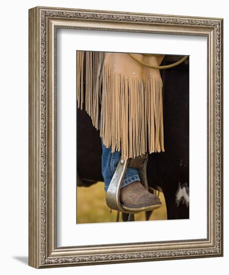 Ranch Living at The Ponderosa Ranch, Seneca, Oregon, USA-Joe Restuccia III-Framed Photographic Print