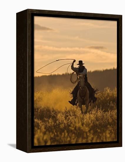 Ranch Living at The Ponderosa Ranch, Seneca, Oregon, USA-Joe Restuccia III-Framed Premier Image Canvas