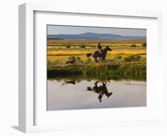 Ranch Living at The Ponderosa Ranch, Seneca, Oregon, USA-Joe Restuccia III-Framed Photographic Print