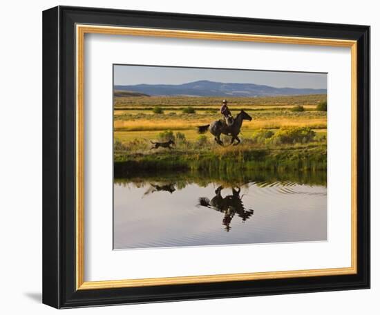 Ranch Living at The Ponderosa Ranch, Seneca, Oregon, USA-Joe Restuccia III-Framed Photographic Print