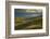 Ranch nestled in the rolling hills near Painted Hills, Oregon at sunset-Sheila Haddad-Framed Photographic Print
