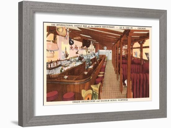 Ranch Restaurant, Chicago, Illinois-null-Framed Art Print