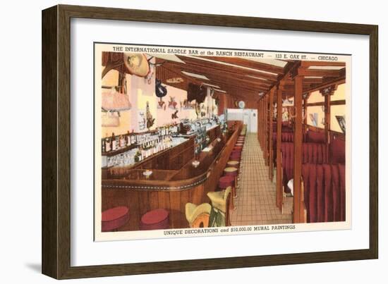 Ranch Restaurant, Chicago, Illinois-null-Framed Art Print