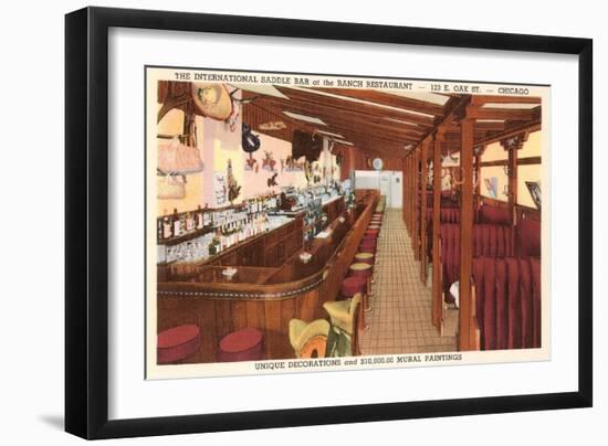 Ranch Restaurant, Chicago, Illinois-null-Framed Art Print