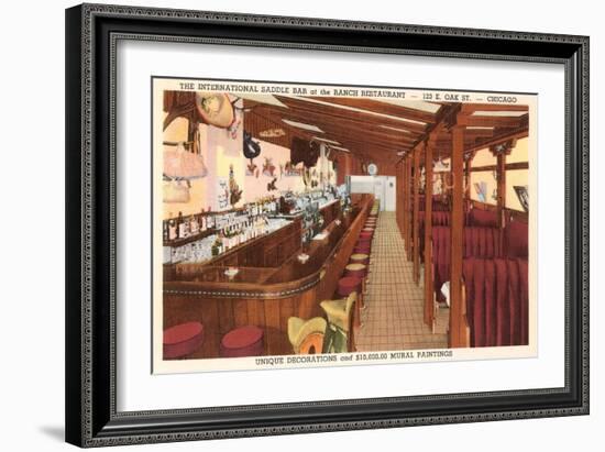 Ranch Restaurant, Chicago, Illinois-null-Framed Art Print