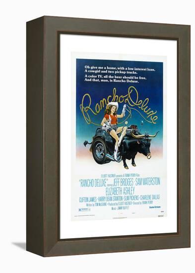 Rancho Deluxe, US poster, Elizabeth Ashley, 1975-null-Framed Stretched Canvas