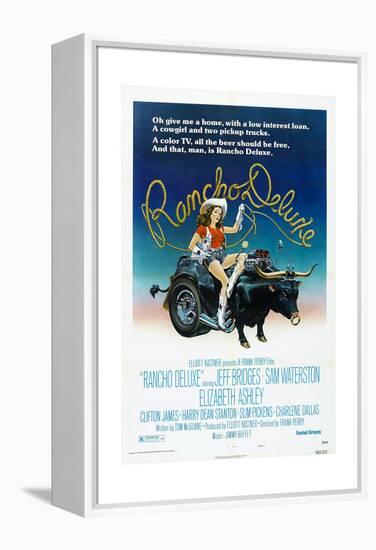 Rancho Deluxe, US poster, Elizabeth Ashley, 1975-null-Framed Stretched Canvas