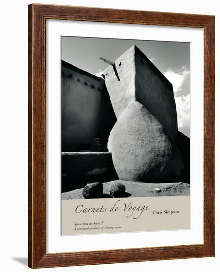 Ranchos de Taos II-Chris Simpson-Framed Giclee Print