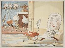 A Lily White Duck Gobbled Him Up-Randolph Caldecott-Giclee Print