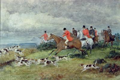 Fox Hunting in Surrey' Giclee Print - Randolph Caldecott | Art.com
