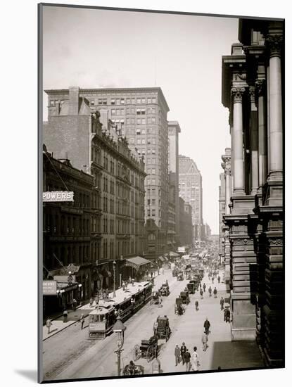 Randolph St., East from Lasalle St., Chicago-null-Mounted Photo