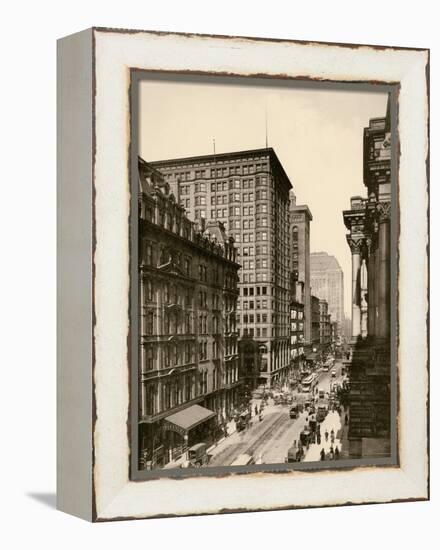 Randolph Street in the Chicago Loop, 1890s-null-Framed Premier Image Canvas