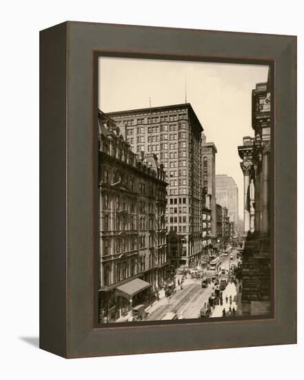 Randolph Street in the Chicago Loop, 1890s-null-Framed Premier Image Canvas