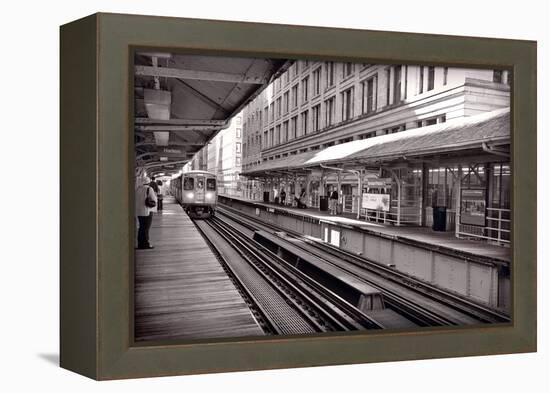 Randolph Street Station Chicago-Steve Gadomski-Framed Premier Image Canvas