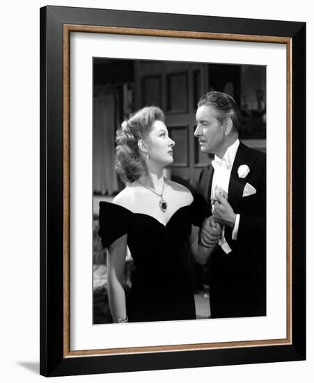 Random Harvest, Greer Garson, Ronald Colman, 1942-null-Framed Photo