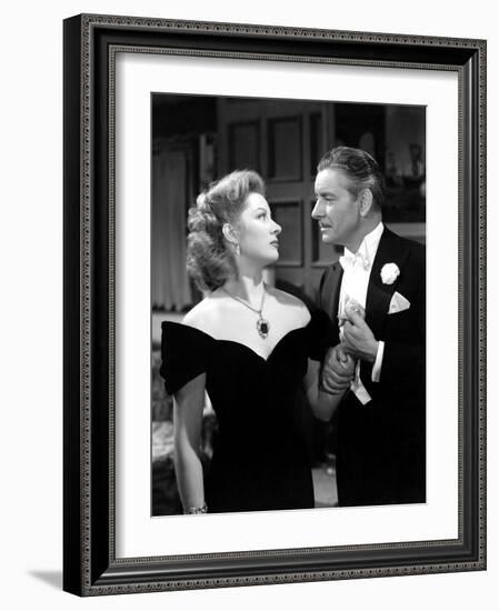 Random Harvest, Greer Garson, Ronald Colman, 1942-null-Framed Photo