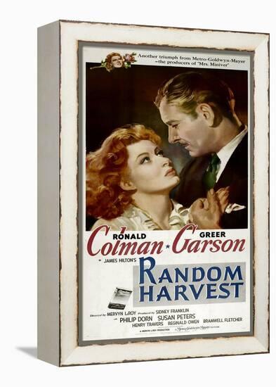 Random Harvest, Greer Garson, Ronald Colman, 1942-null-Framed Stretched Canvas