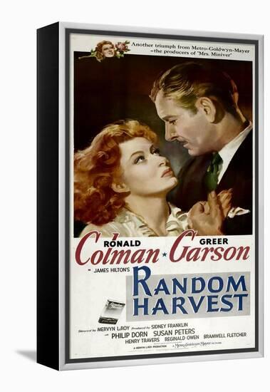 Random Harvest, Greer Garson, Ronald Colman, 1942-null-Framed Stretched Canvas